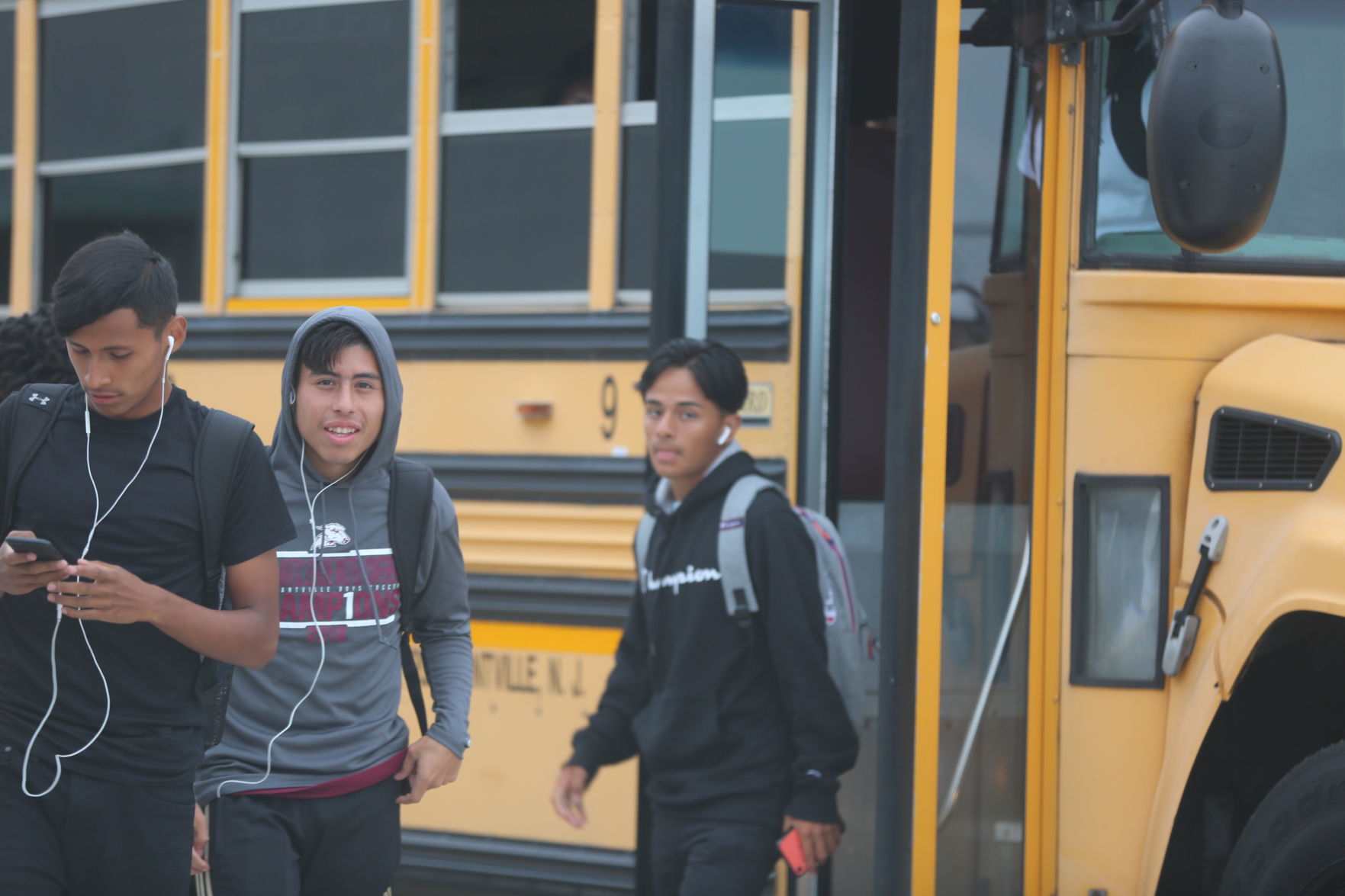 First Day at Pleasantville High School